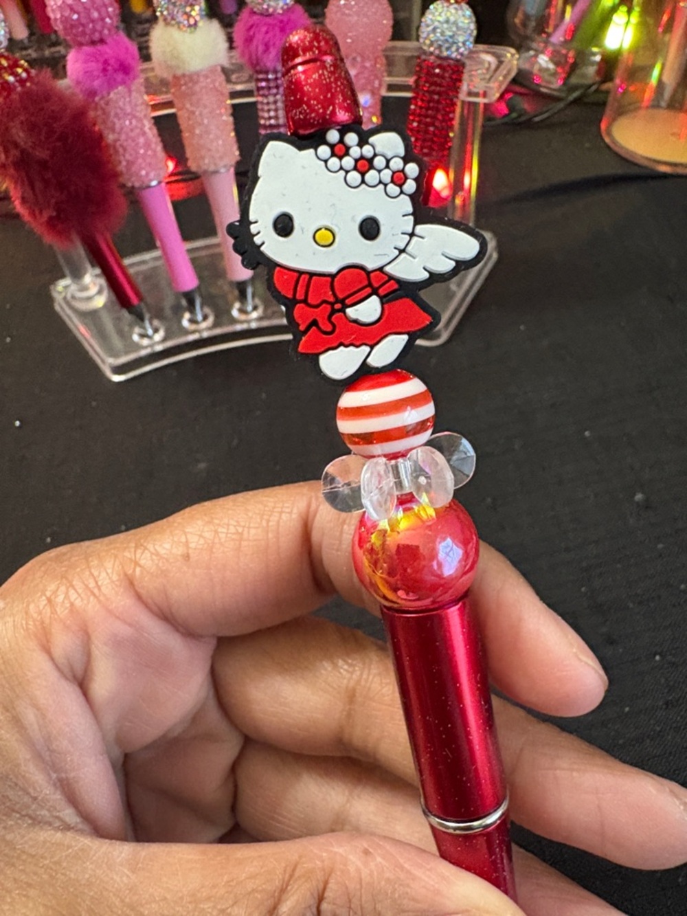 Sanrio Hello Kitty Red and White Angel Topper Pen